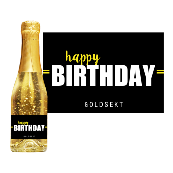 Goldsekt "Neon" Happy Birthday
